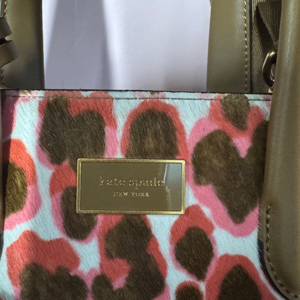 Kate Spade Manhattan Leopard Haircalf Small Tote - Picture 4 of 7